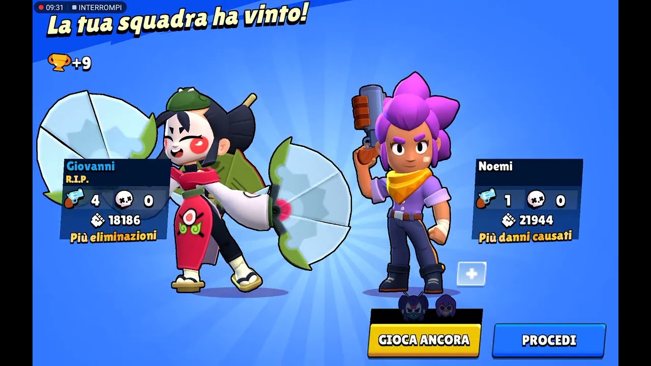 La nostra partita su Brawl Stars 
