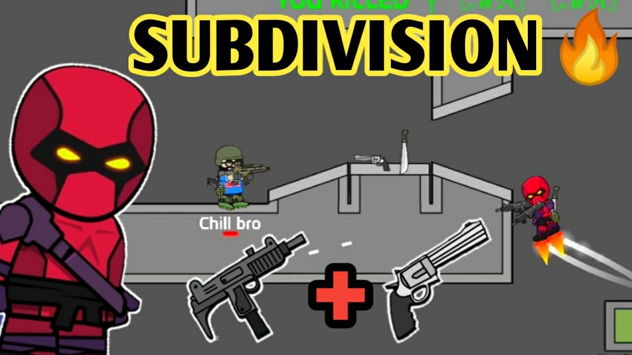 SUBDIVISION I AM HERE WITH  DUAL GUNS (AAG LAGADI🔥) IN MINI MILITIA !!
