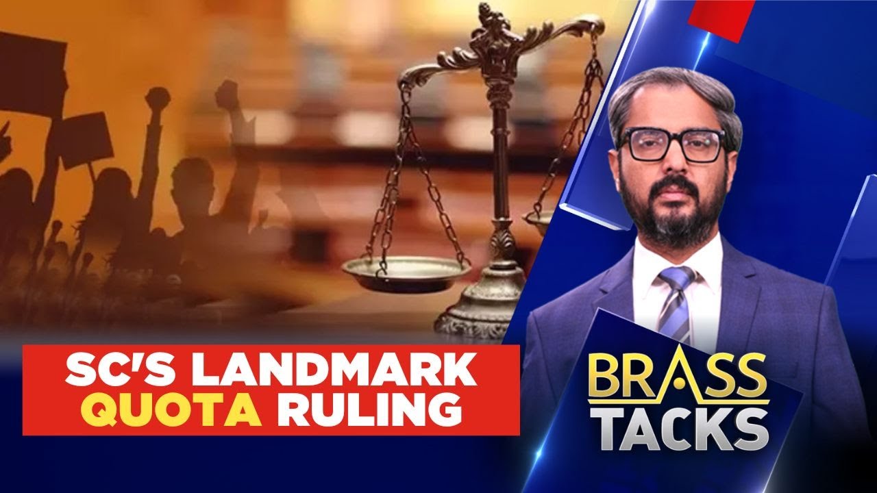 SC's Landmark Quota Ruling: Impetus For A Caste Census? Live | Quota Within Quota | News18 | N18L