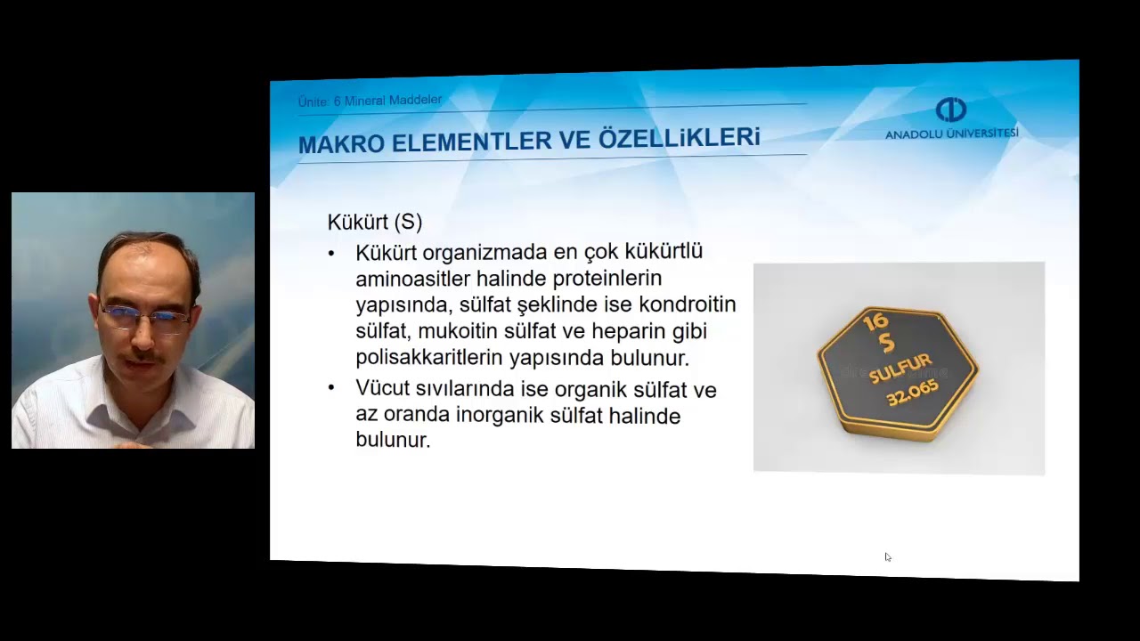 TEMEL VETERİNER BİYOKİMYA - Ünite 6 Özet