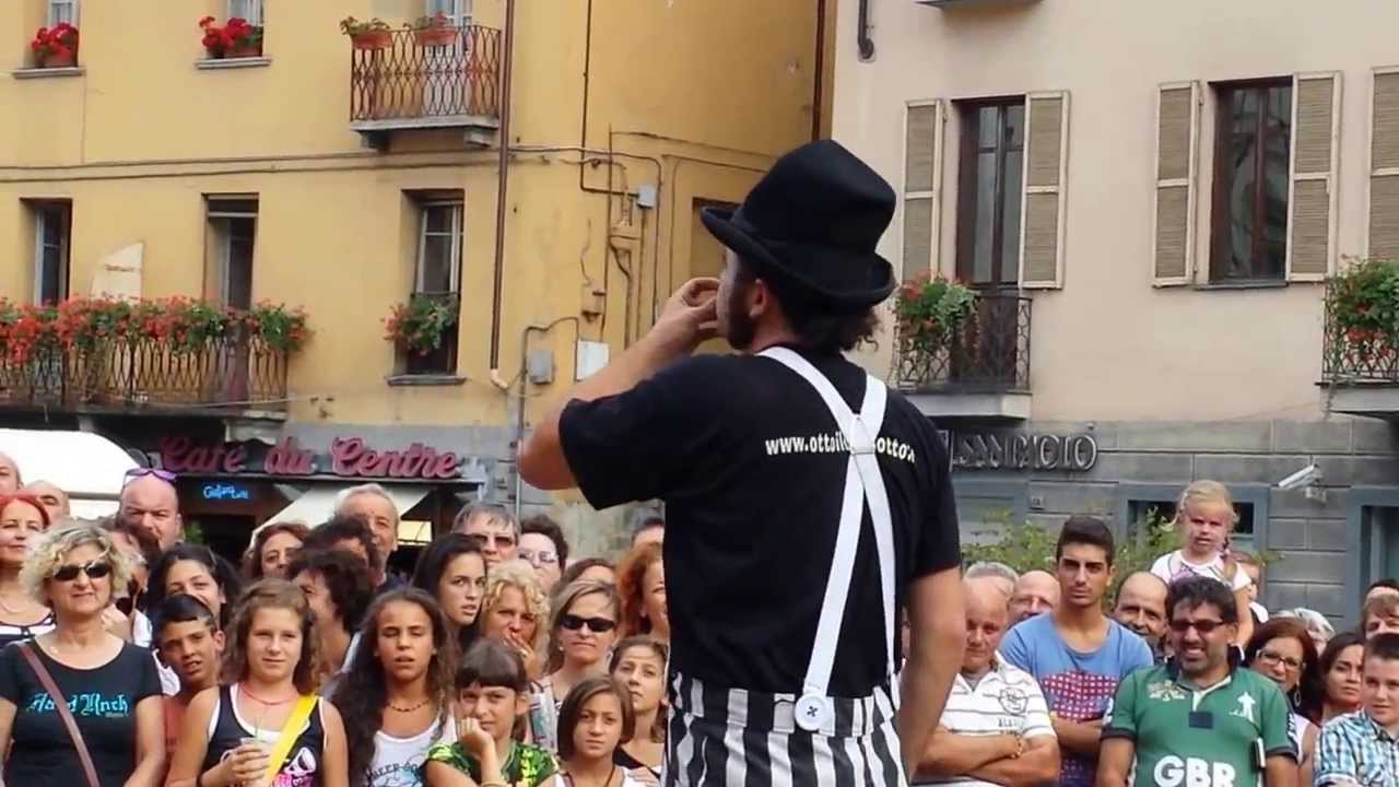 Aosta - festival degli artisti di strada - Otto il Bassotto - 1 settembre 2013