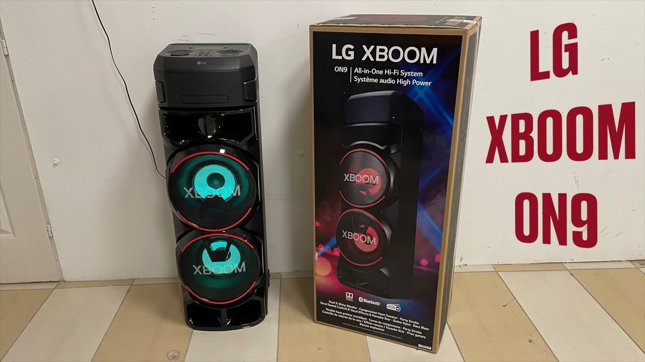 LG XBOOM ON9 kicsomagolás és bemutató