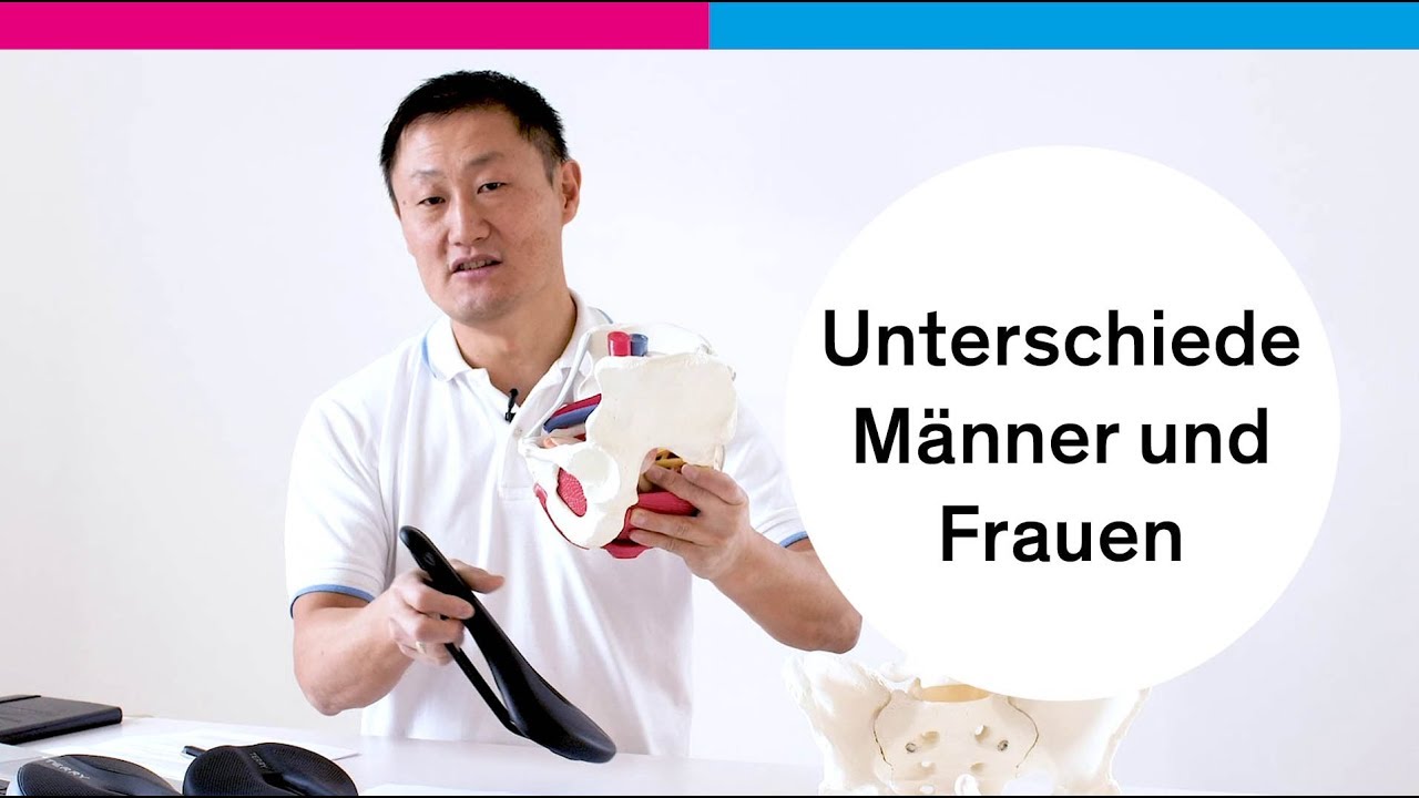 Kontaktzonen des Damm- und Genitalbereichs von Mann und Frau.