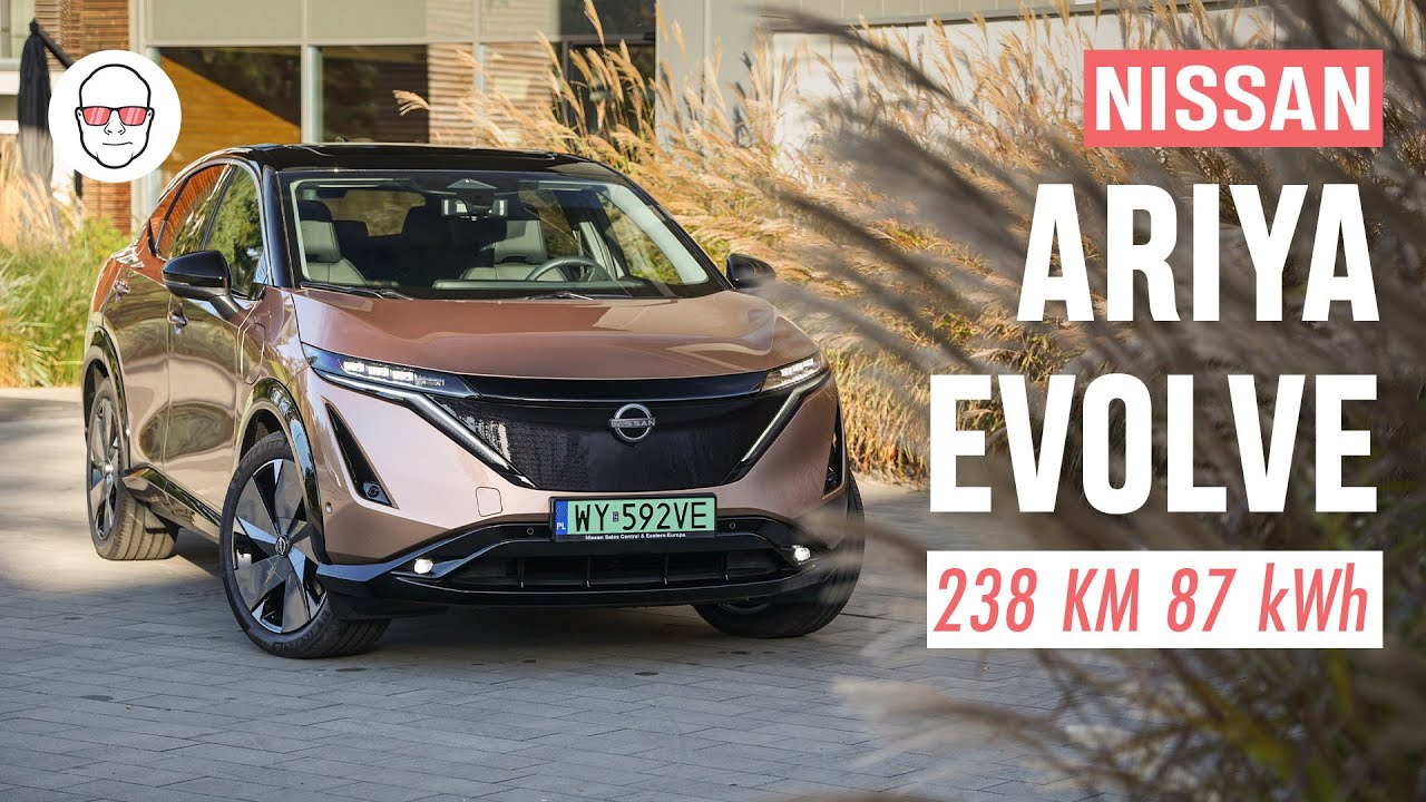 Nissan Ariya 2023 Evolve 87 kWh 238 KM test PL Pertyn Ględzi