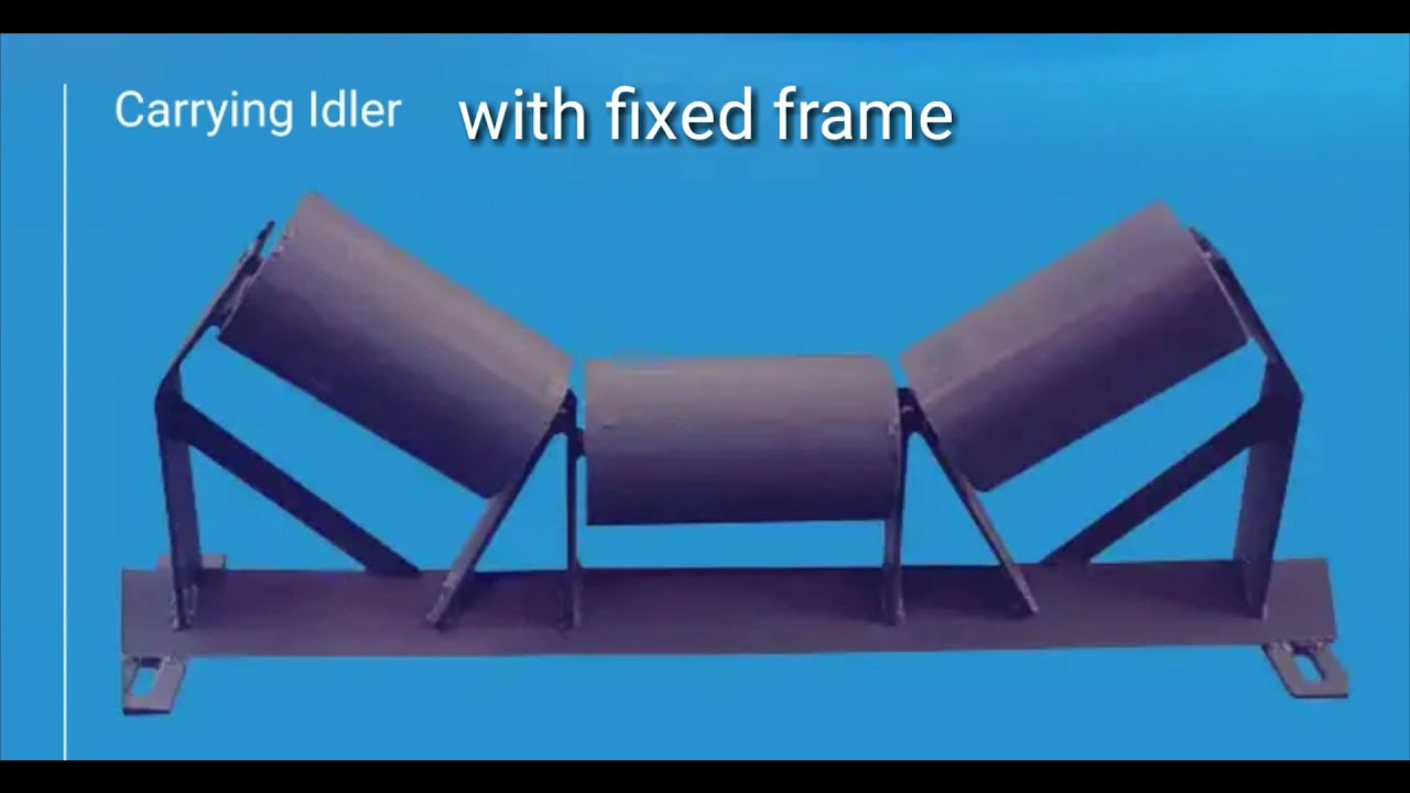 idlers|| carrying idlers|| return idlers||types of idler used in conveyor belt||guide idler