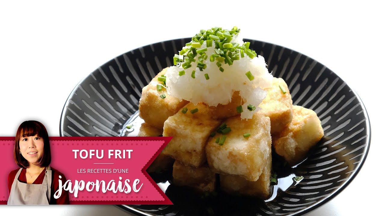 Recette Tofu Frit (Agedashi dofu) | Les Recettes d'une Japonaise | Cuisine Facile Rapide 揚げ出し豆腐