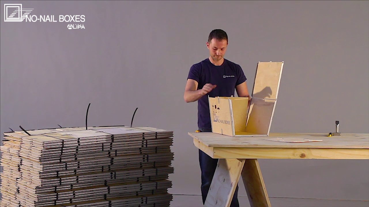 NO-NAIL BOXES : Montage d'une caisse export EXBOX