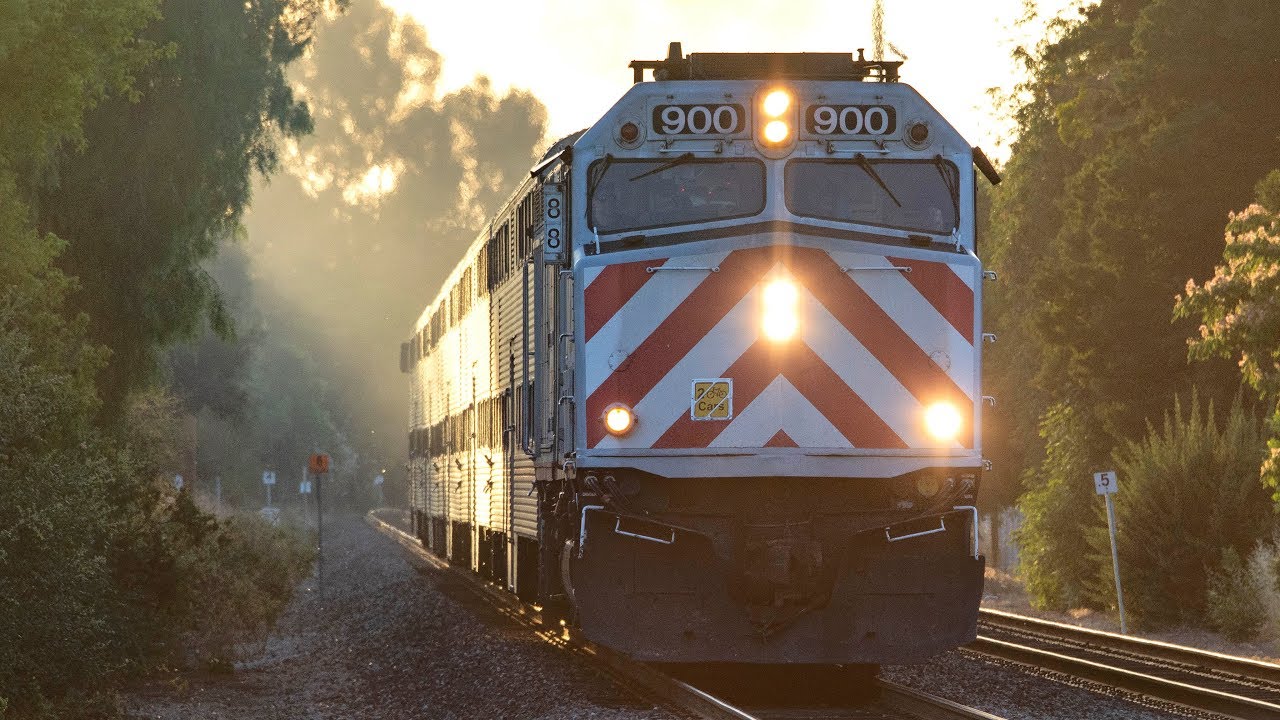 (4K) Railfanning the San Jose Evening Rush-Caltrain, ACE, and Amtrak