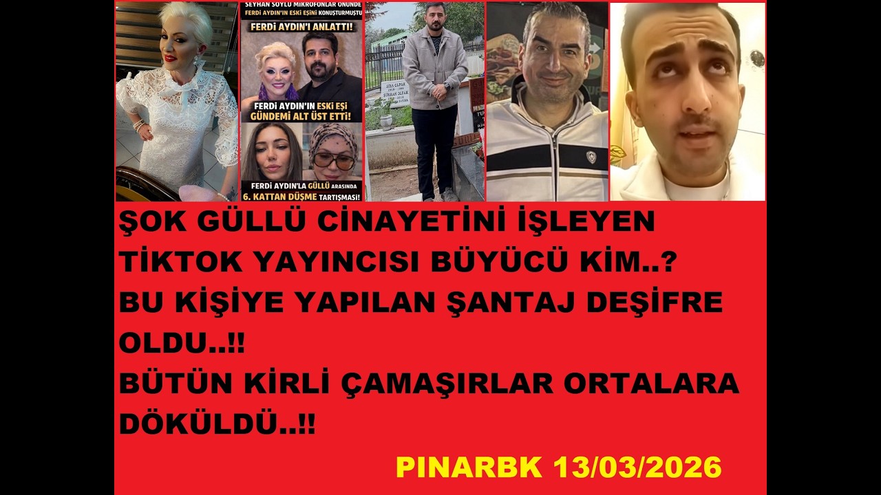 ŞOK GÜLLÜ CİNAYETİNİ İŞLEYEN TİKTOK YAYINCISI BÜYÜCÜ KİM..? BU KİŞİYE YAPILAN ŞANTAJ DEŞİFRE OLDU.!!