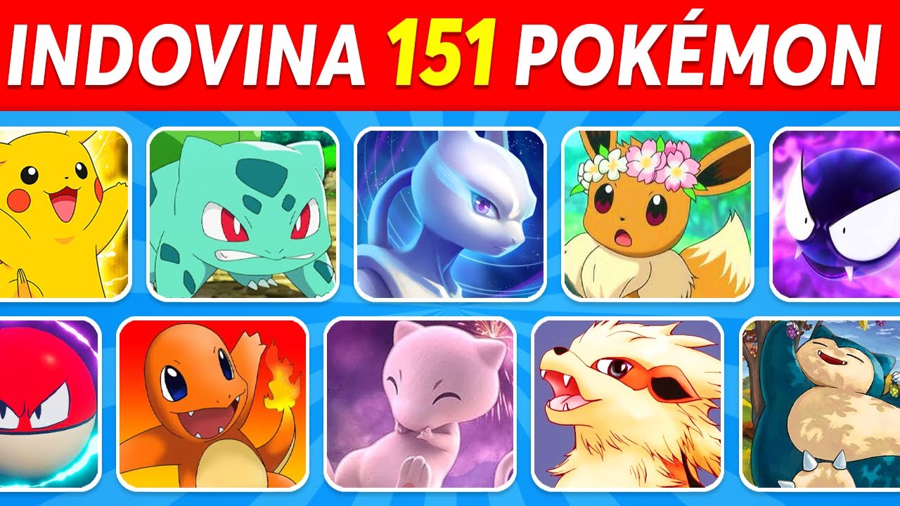CHI È QUEL POKÉMON? 🤠⚡ Indovina 151 Pokémon (Gen 1) ✅