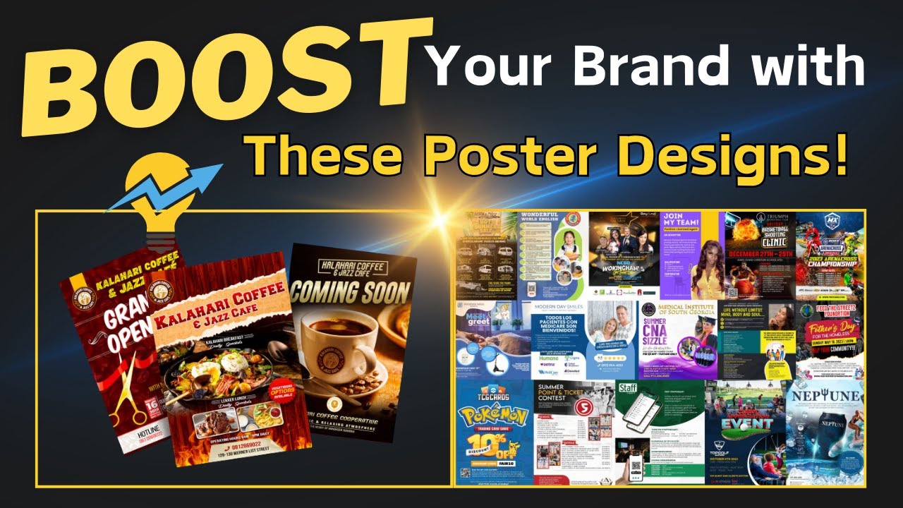Top 5 Creative Poster Design Ideas to Boost Your Brand!