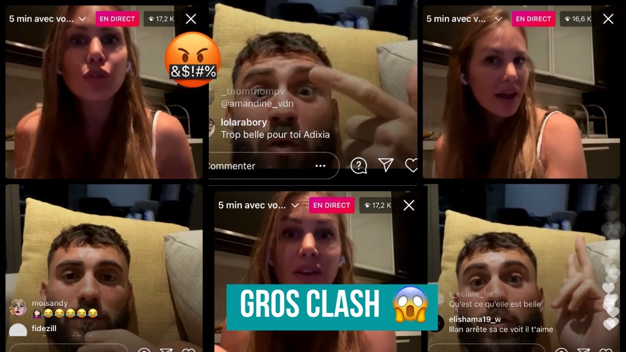 GROS CLASH ENTRE ILLAN ET ADIXIA EN LIVE. ILLAN REGLE LES COMPTES 😱😱