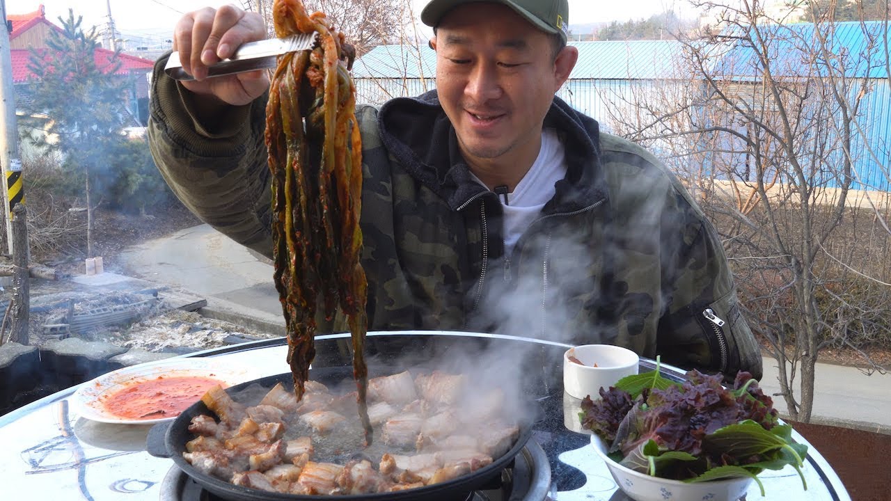 오늘은 오겹살이다! 🐷 갓김치와 오겹살의 만남 Mukbang eating show 오겹살 먹방