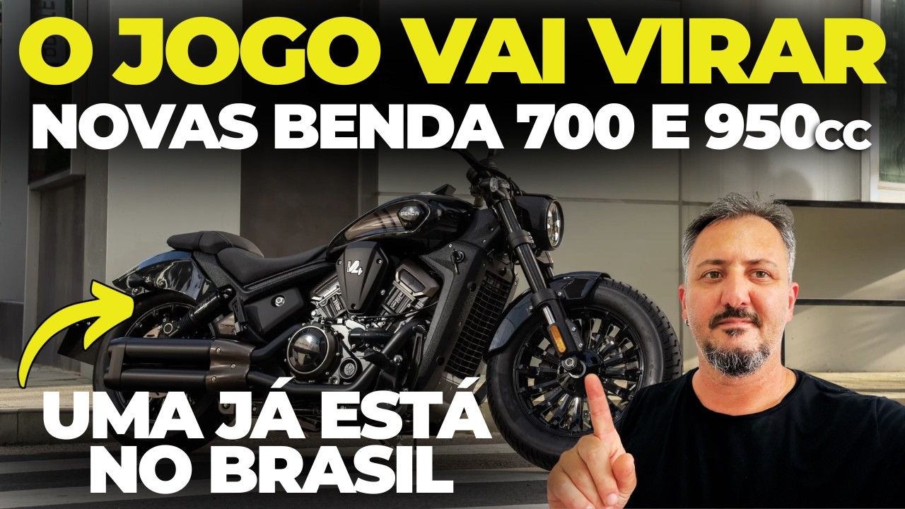 O JOGO VAI VIRAR: Novas BENDA 700 e 950cc, uma delas JÁ ESTÁ no BRASIL