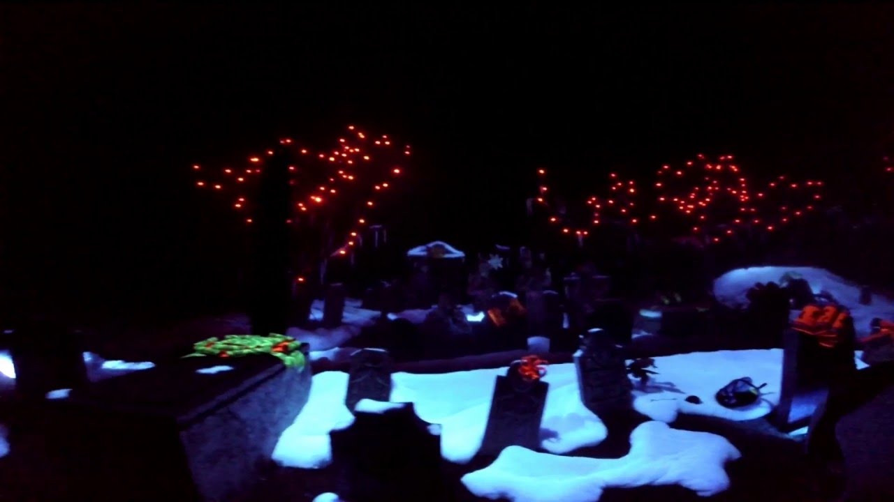 Disneyland Haunted Mansion Holiday Overlay 2015 Full Ride 1080p with Ride Stuck at Jack