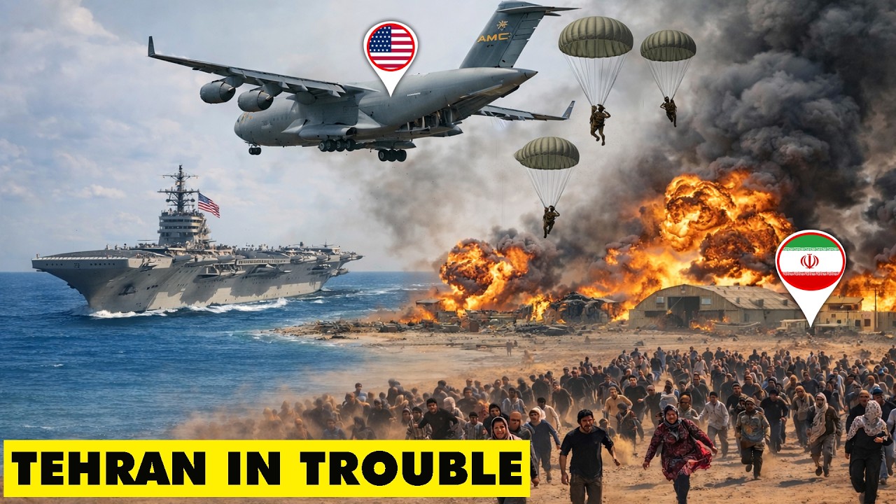 U.S. Marines Surge Into the Middle East as Tehran Faces Blackouts, Panic, and Betrayal