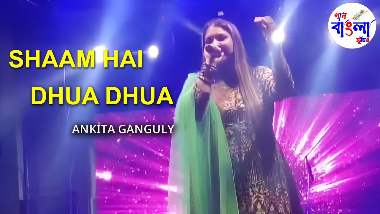 Shaam Hai Dhua Dhua - Diljale | Live Singing on stage by Ankita Ganguly