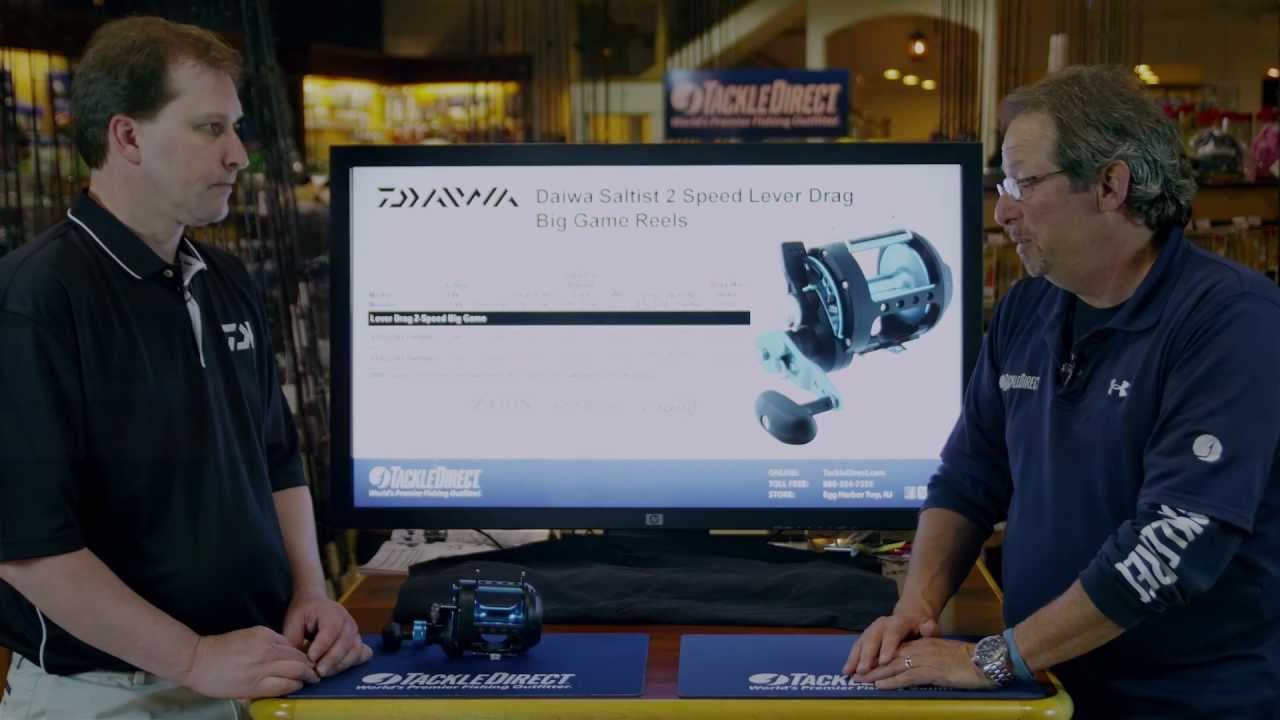Daiwa Saltist 2 Speed Lever Drag Big Game Reels at TackleDirect