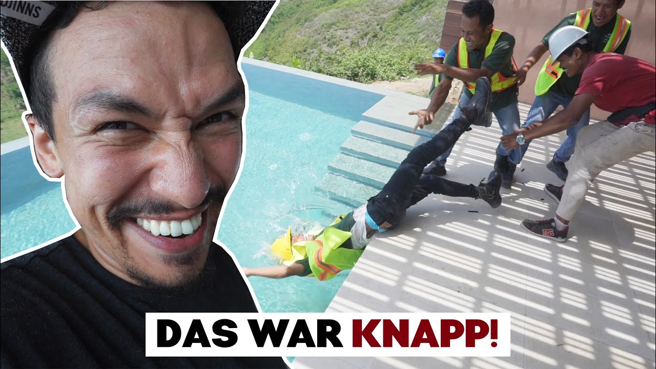 ARBEITER in POOL SCHUBSEN | VLOG #91