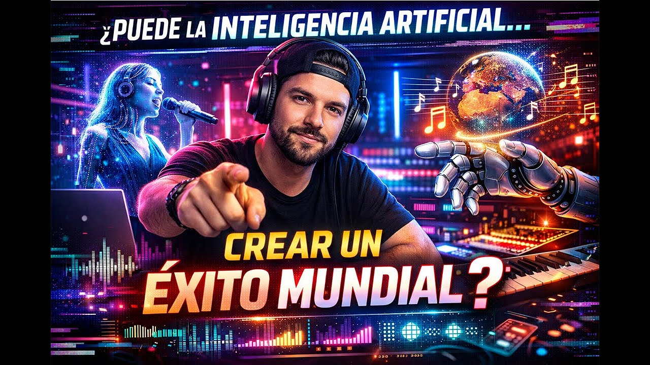 ¿Puede la Inteligencia Artificial Crear un HIT MUNDIAL? 🤖🎵 (Lo probamos en vivo)