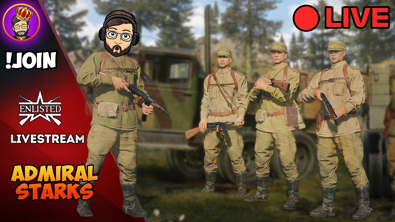 🔴 LIVE Enlisted • Games with Viewers✨ !Join
