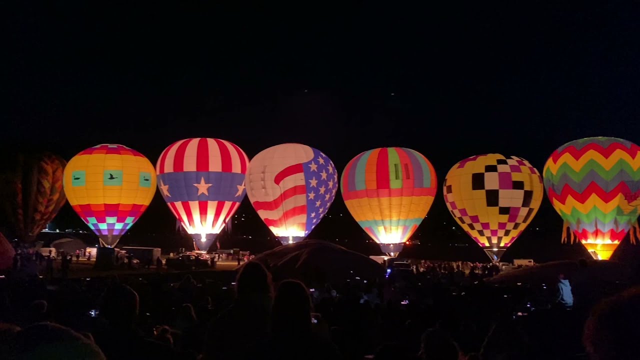 Great Balloon race 2021 morning glows and Dawn patrol