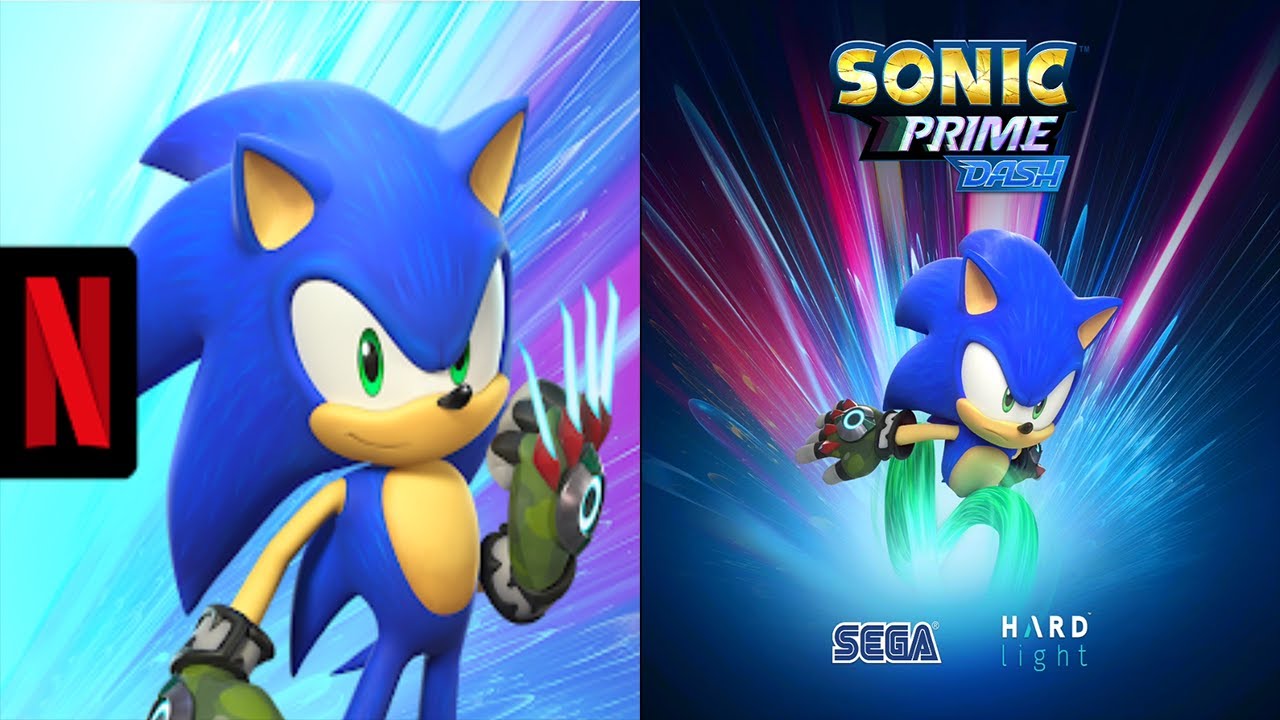 Sonic Prime Dash New Netflix Game - All Prime Characters Boscage Maze Sonic Tails Nine Rusty Rose