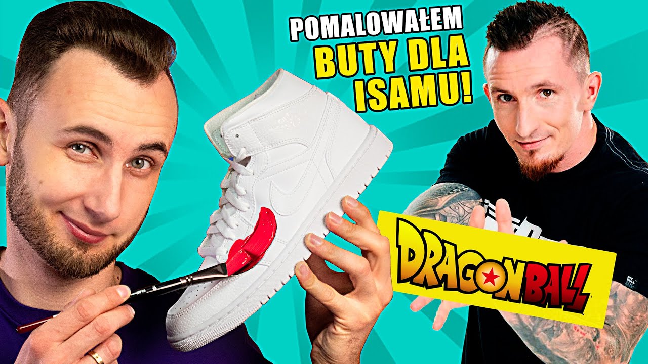 Custom butów dla Isamu Nike Jordan 1 MID *DRAGON BALL*