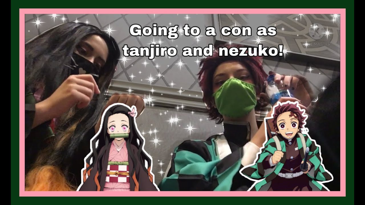 going to a con as nezuko and tanjiro!! | demon slayer | queen city anime con 2021