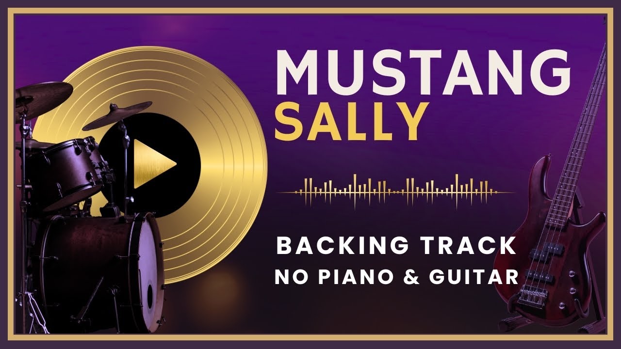 Mustang Sally; Soul & Blues Backing Track in C for Guitar & Piano (The Commitments)