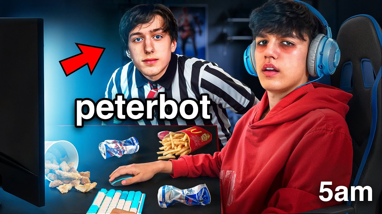 I Hired PETERBOT To Coach Me For 24 Hours...