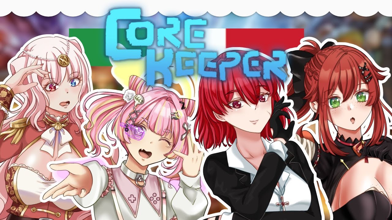 ⋮ COREKEEPER ⋮ ITALIAN VTUBERS keep making mess! | Tennyo Yui 【EN VTUBER】ITA COLLAB