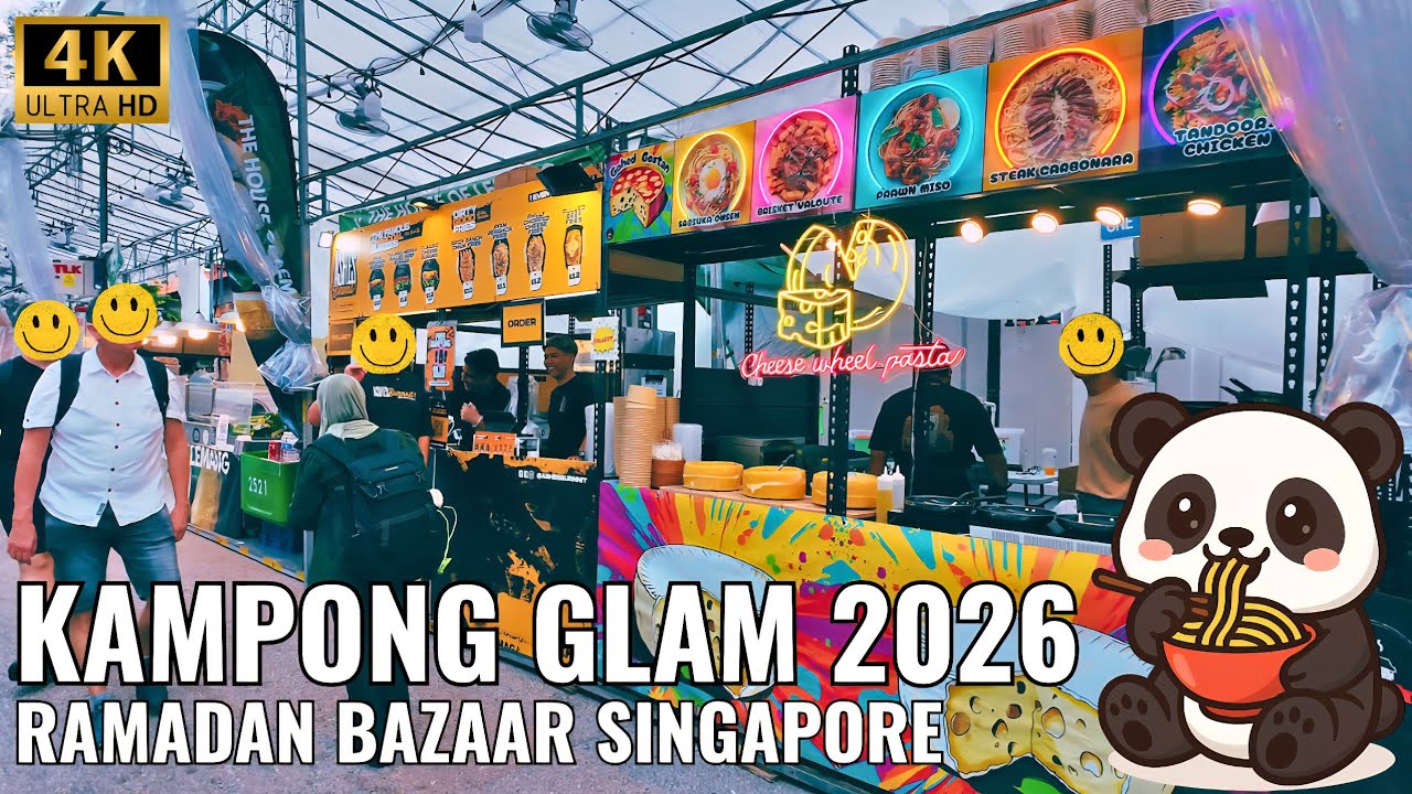 Kampong Glam Ramadan Bazaar 2026 | Opening Night FULL Walkthrough [4K HDR]