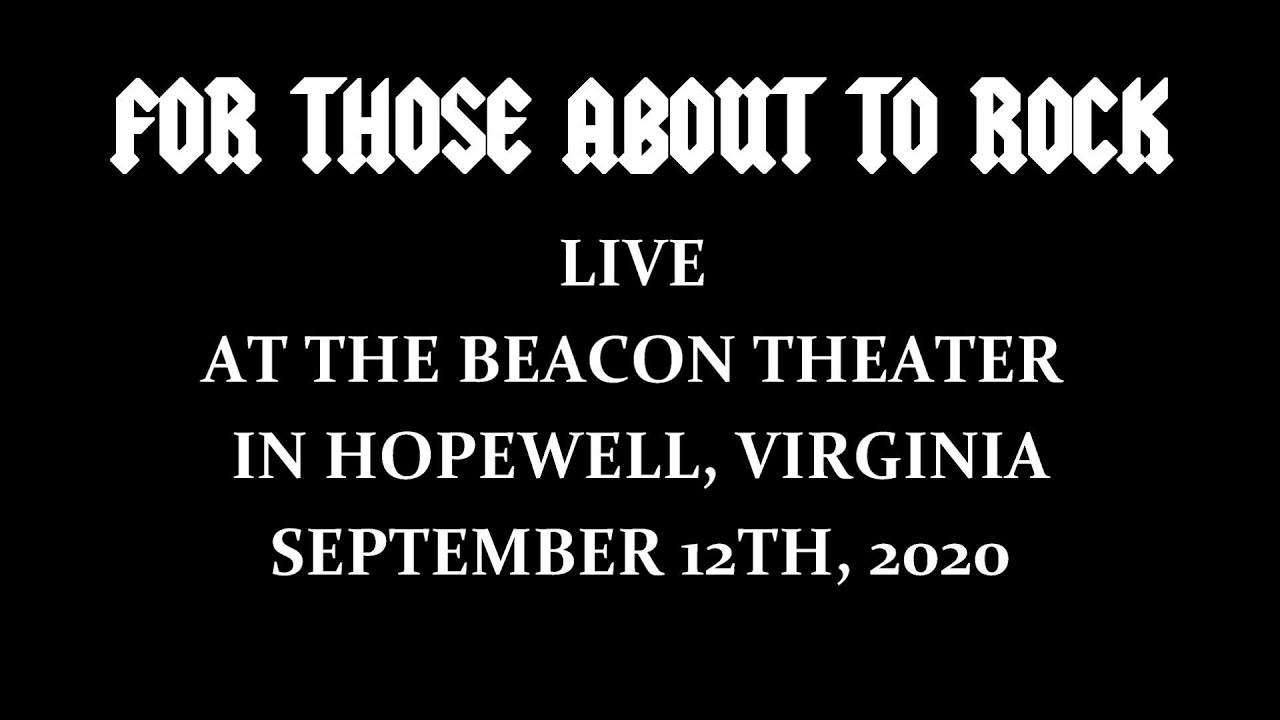 AC/DC Tribute Band | For Those About To Rock at The Beacon Theater 9 -12- 2020