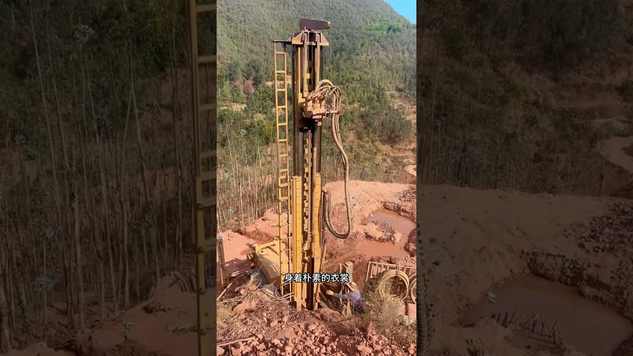 Drilling rig solves construction water problem