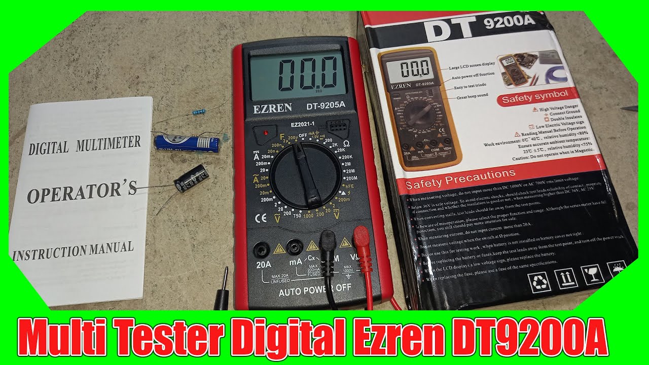 Multitester Digital Ezren DT9200A cuma 60rb an