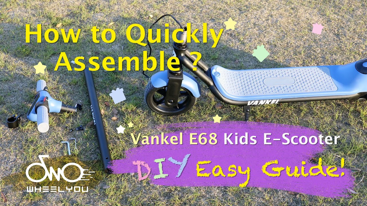 Vankel E68 Kinderroller schnell montiert - DIY Einfache Anleitung!
