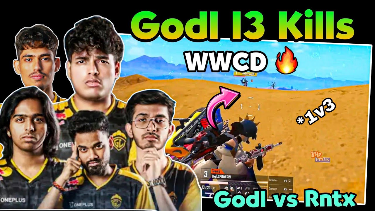 Godl #1🔥 Spower Aggressive😈 Godl 13 Kills WWCD🥵 Grand Finals 🚨 Day 1✅💛
