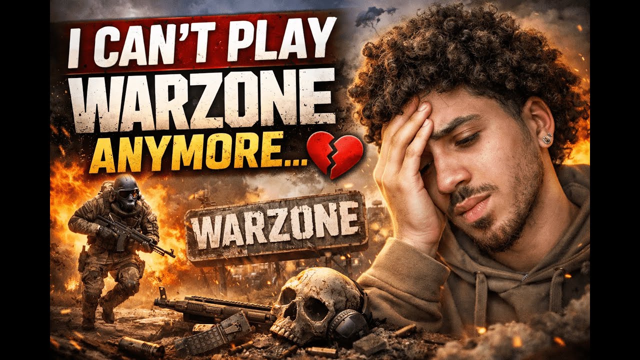 I CAN’T PLAY WARZONE ANYMORE…