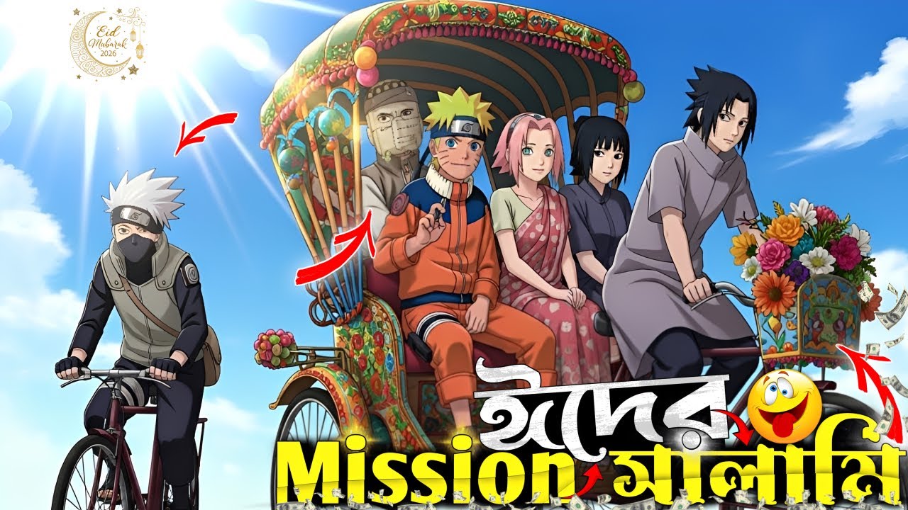 Mission EID Salami 2026 😂 | Naruto Shippuden Bangla Funny Dubbing | Mr Next 