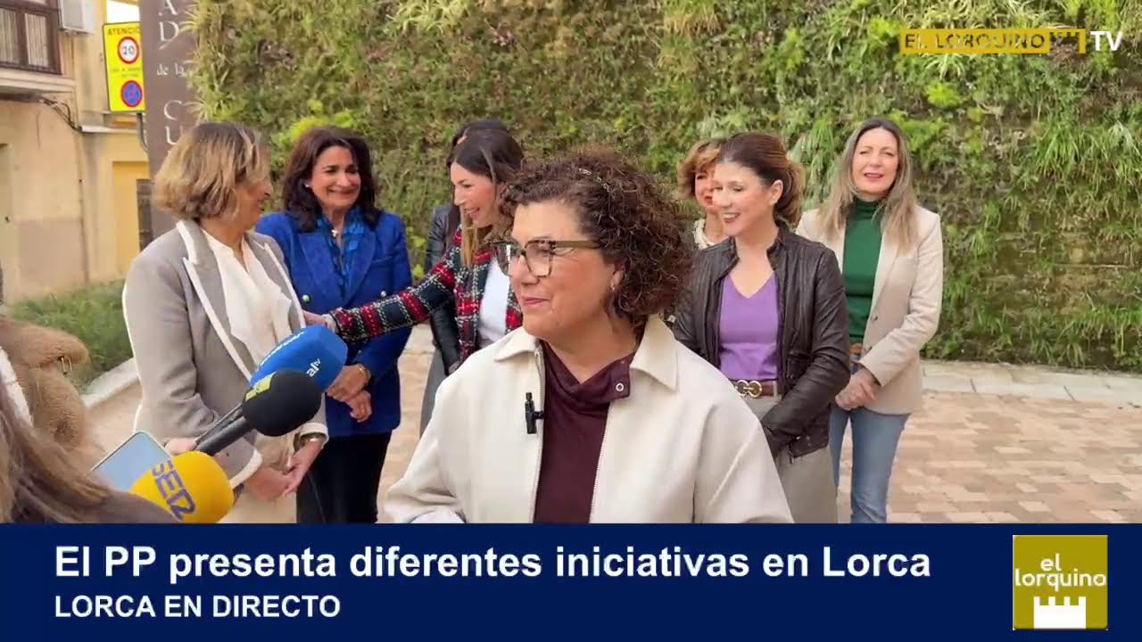 El PP presenta diferentes iniciativas en Lorca