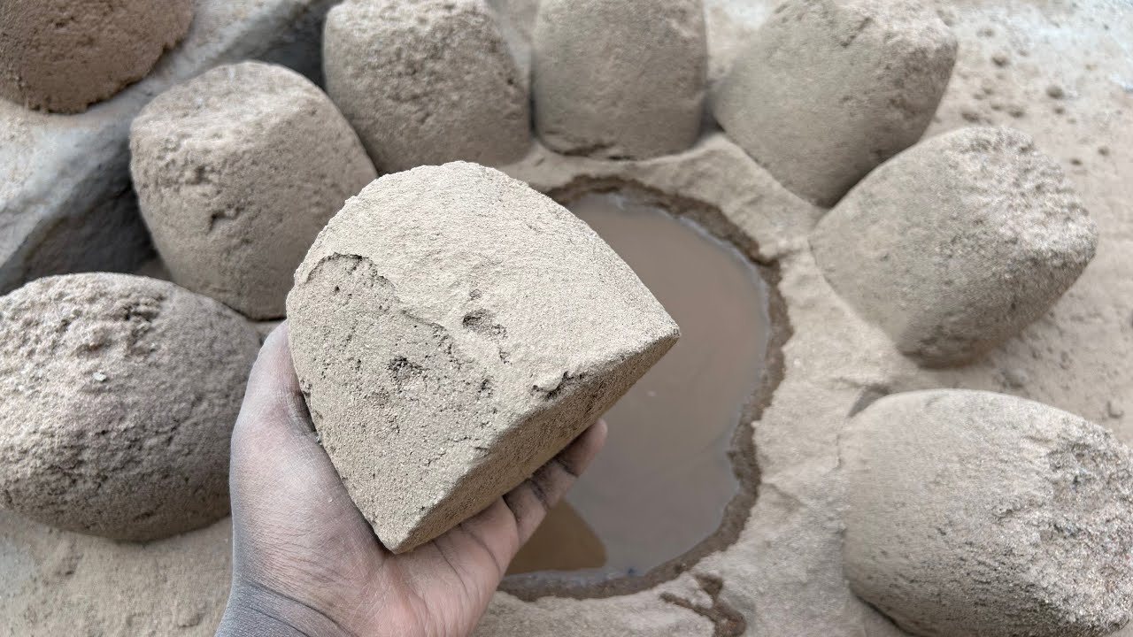 Crumbling Vlog 💐 Dedicated To @QabeQusain 💕 Red Dirt Texture Water 💦 Pool Crumbling 
