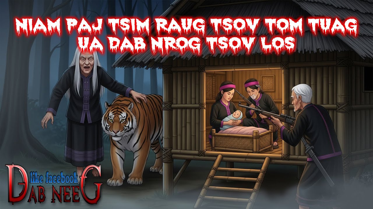 dab neeg 2089 niam paj tsim raug tsov tom tuag ua dab nrog tsov los เมียมากับเสือ