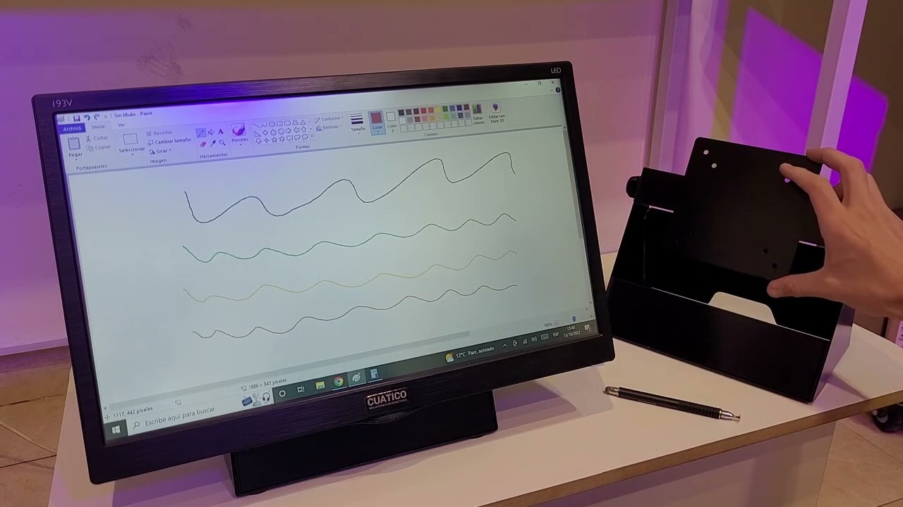 Review Monitor T&aacute;ctil Resistivo 19 pulgadas CUATICO