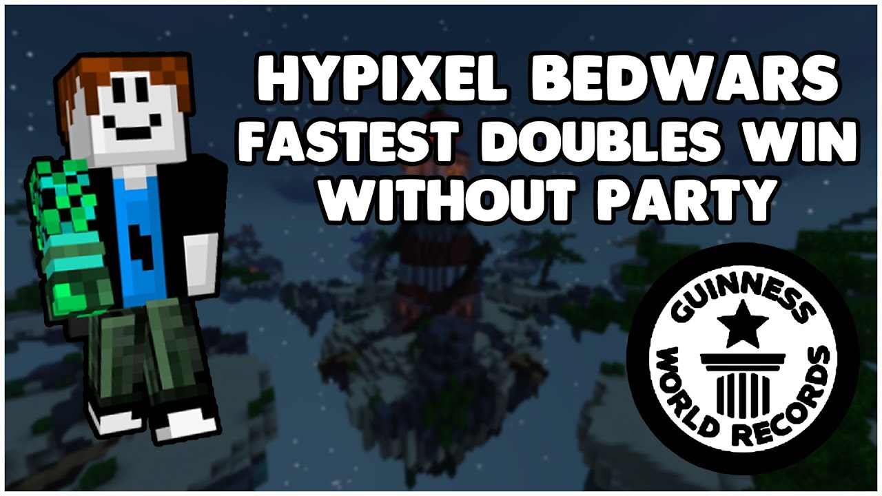 [FWR] Hypixel Bedwars Fastest Doubles Win Without Party