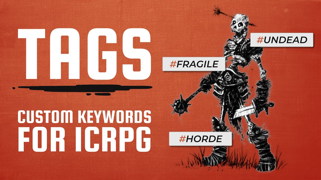 Описание вещей с помощью ТЕГОВ в ICRPG