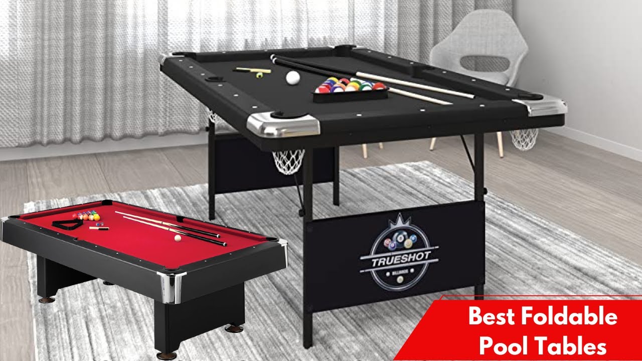 ✅ Top 5 Best Foldable Pool Tables Reviews