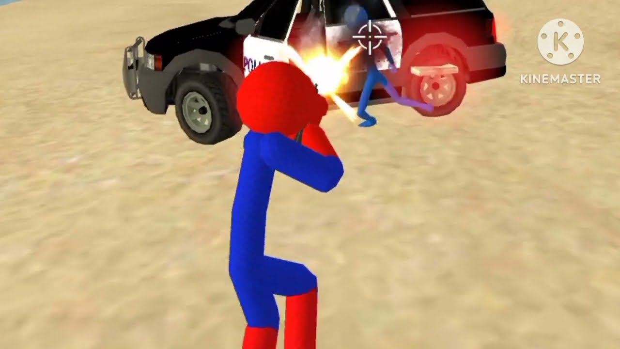Spider Stickman Rope Hero Gameplay Kill All People