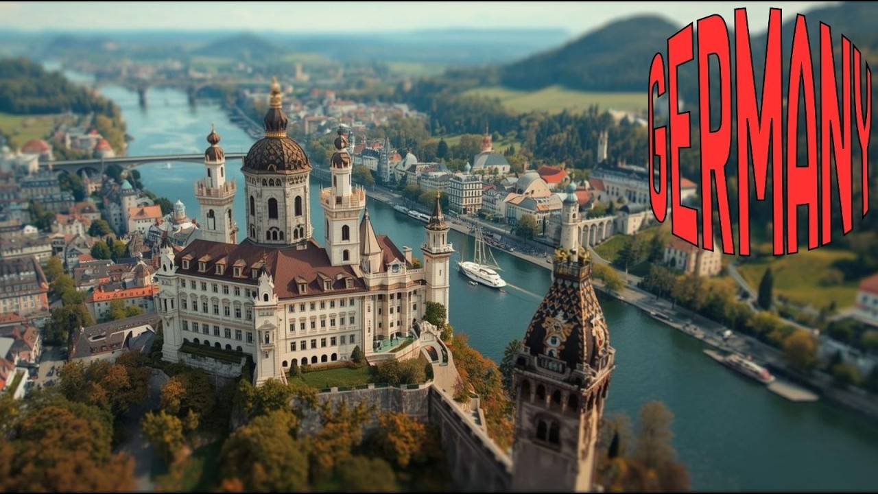 Miniature Germany 4K Tilt-Shift Aerial Tour of Castles, Cities & Countryside