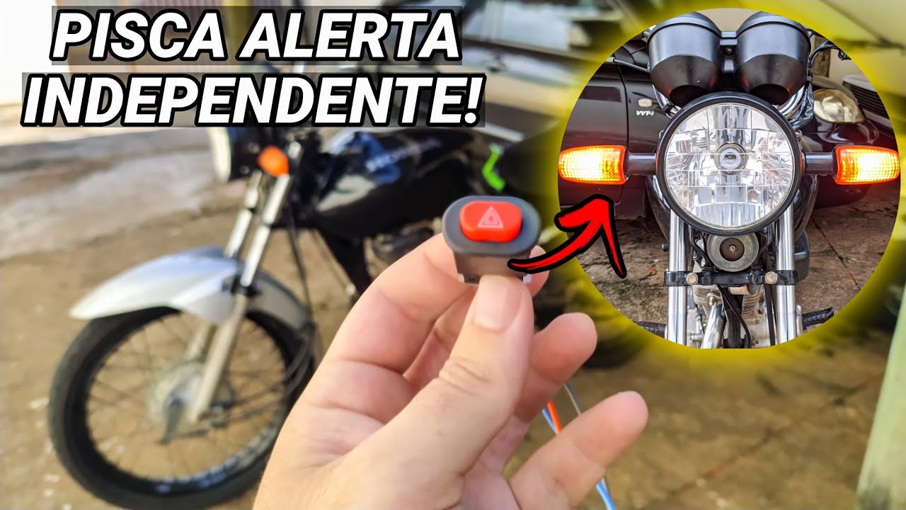 COMO INSTALAR PISCA ALERTA NA CG FAN 2008!
